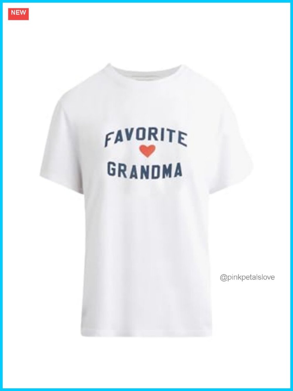 Women's Favorite Grandma Tri-Blend Cotton Short Sleeve Classic Fit T-Shirt Tee